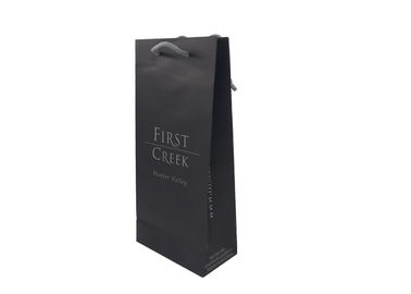 Black Recycled Decorative Wine Bottle Gift Boxes Eye - Catching Design